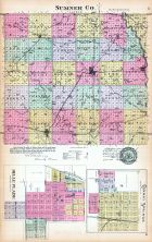 Sumner County, Belle Plaine, Conway Springs, Kansas State Atlas 1887